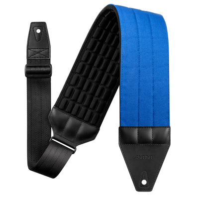 AMUMU AIRAFT™ 4" Air Cell Padded Bass & Guitar Strap - Blue